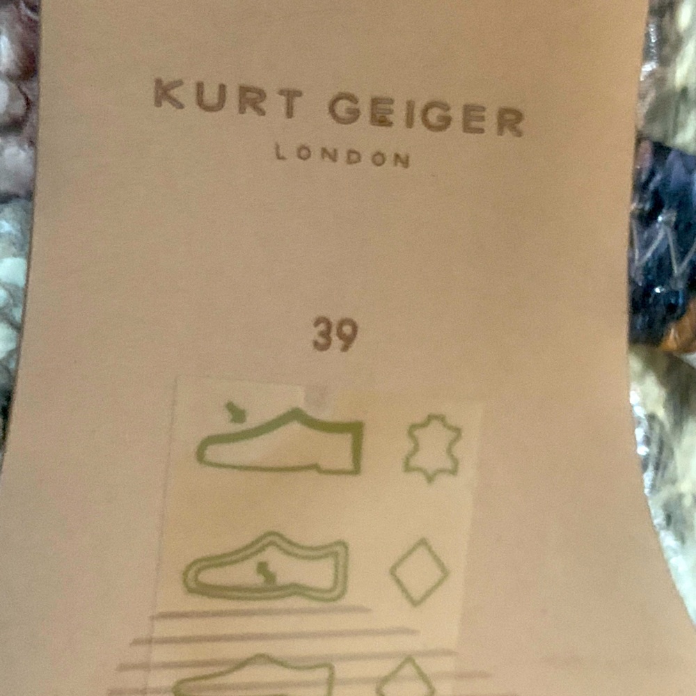 KURT GEIGER LONDON PRINCELY - NEW - Crystal Pointed-Toe Mule- EU 39/US 8.5 - Picture 9 of 10